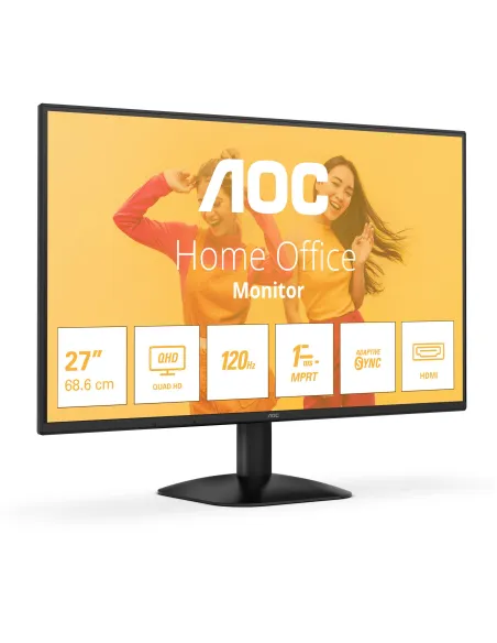 Monitor AOC Q27B35S3, 27" QHD IPS a 120 Hz para escritorio