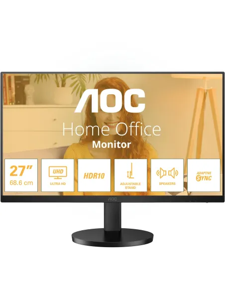 AOC U27B3AF 27" LED IPS UltraHD 4K, Altavoces, Altura Ajustable