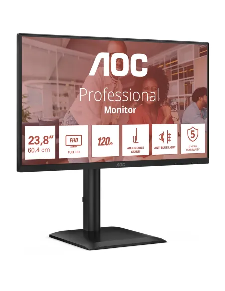 Monitor Profesional AOC 24E4U 23.8" LED IPS Full HD 120Hz