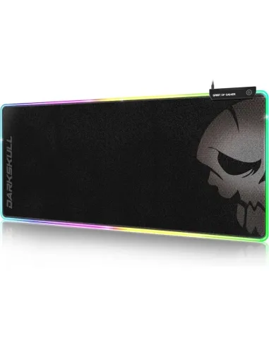 Spirit of Gamer Darkskull RGB XXL Alfombrilla Gaming Negra