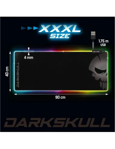 Spirit of Gamer Darkskull RGB XXL: 80×30 con luz 360°