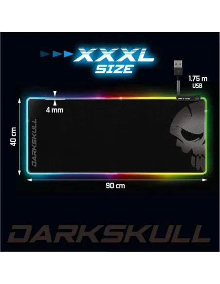 Spirit of Gamer Darkskull RGB XXL: 80×30 con luz 360°