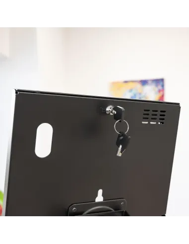 Marco antirrobo TooQ TQATTE2601-L-B de 14,6" para VESA 75x75