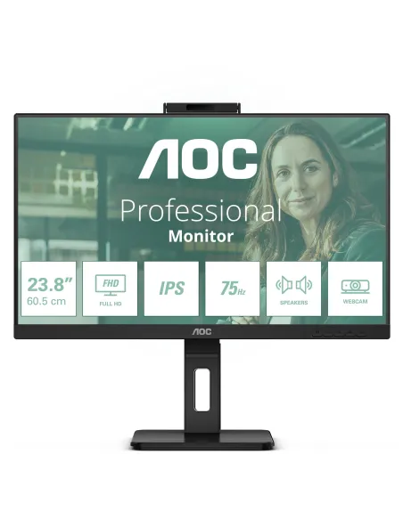 AOC 24P3QW 23.8" LED IPS FullHD 75Hz Webcam