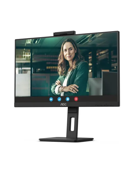 Monitor con webcam y ajuste de altura AOC 24P3QW 24" FullHD