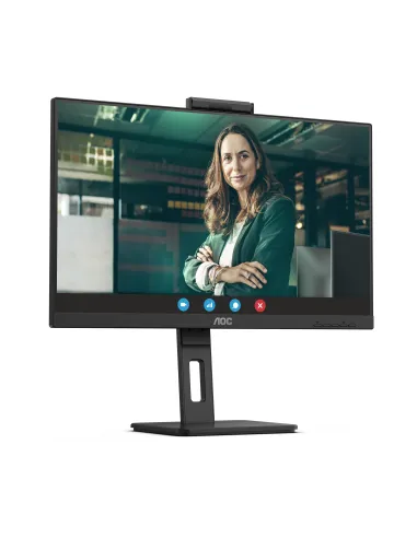 Monitor con webcam y ajuste de altura AOC 24P3QW 24" FullHD