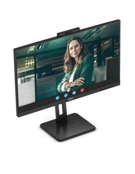 Monitor con webcam y ajuste de altura AOC 24P3QW 24" FullHD