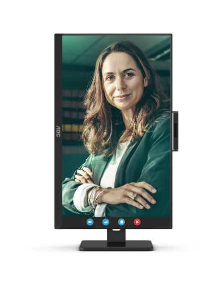 Monitor con webcam y ajuste de altura AOC 24P3QW 24" FullHD