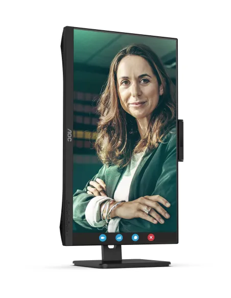 Monitor con webcam y ajuste de altura AOC 24P3QW 24" FullHD