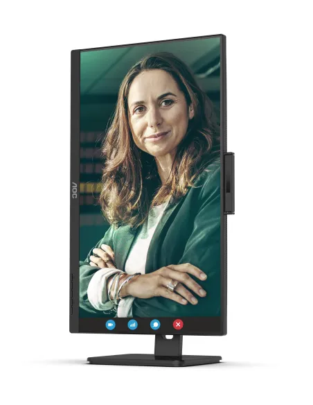 Monitor con webcam y ajuste de altura AOC 24P3QW 24" FullHD