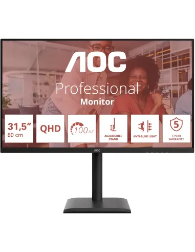 AOC Q32E4U 31,5" Quad HD 100 Hz IPS 4 ms HAS USB Hub Altavoces