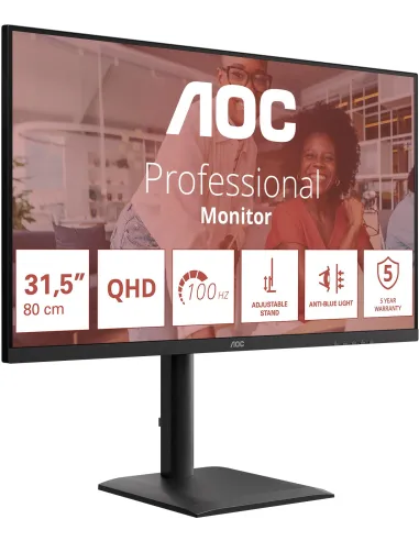 Monitor AOC Q32E4U 31,5" QHD IPS 100 Hz para oficina