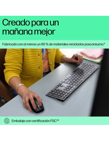 HP 725 teclado multidispositivo con carga en 3 min