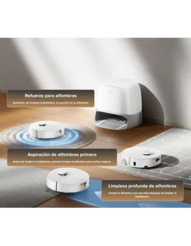 Robot aspirador Roborock Qrevo Curv 2 FlowX con base