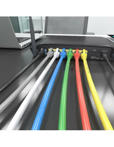 Cable de red RJ45 Cat6 AISENS A135-0814 5M UTP para Gigabit