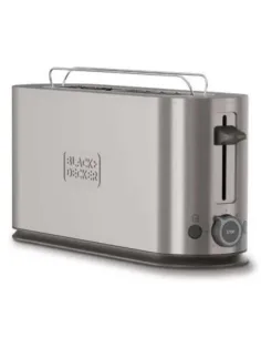 Black & Decker BXTO1002E Tostadora de Acero Inoxidable 1000 W control 7 niveles-ELEC64962