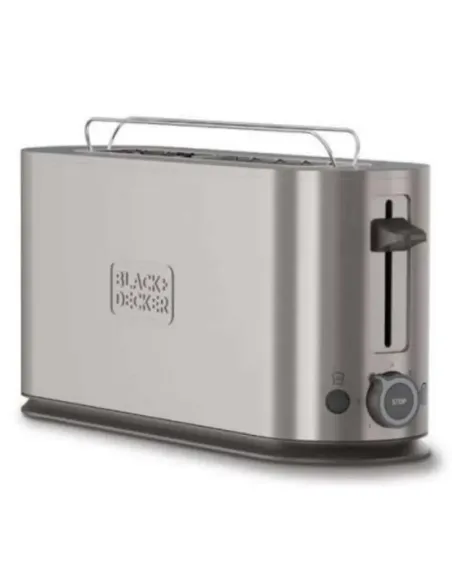 Black & Decker  BXTO1002E Tostadora de Acero Inoxidable 1000 W control 7 niveles