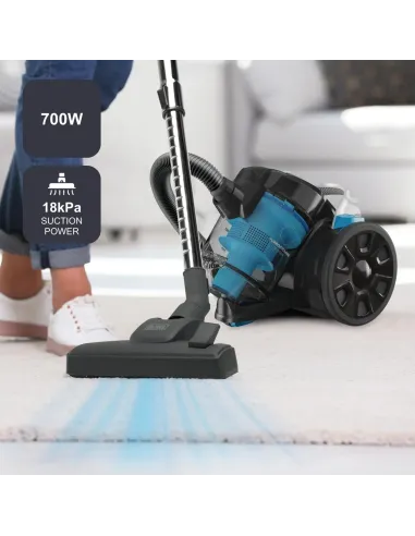 Aspiradora sin Bolsa Black & Decker BXVML701E trineo