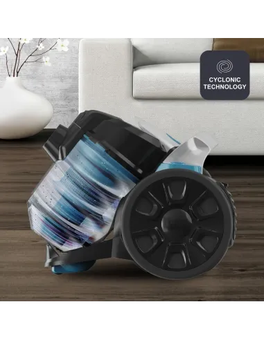 Aspiradora sin Bolsa Black & Decker BXVML701E trineo