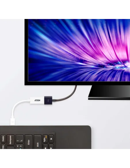 Adaptador Mini DisplayPort a HDMI: ATEN VC980-AT sin drivers