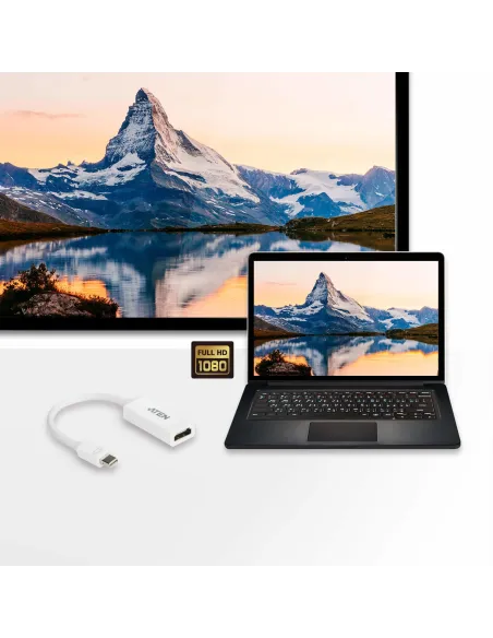 Adaptador Mini DisplayPort a HDMI: ATEN VC980-AT sin drivers
