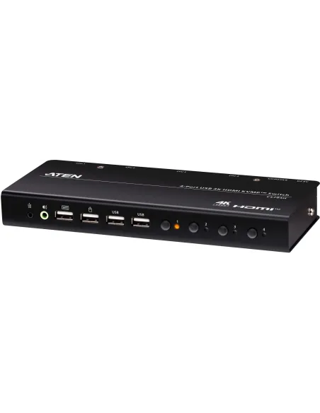 ATEN CS784H Conmutador KVMP™ USB 4K HDMI de 4 puertos