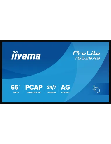 Iiyama ProLite T6529AS-B1AG Pantalla Interactiva 65" Táctil 4K