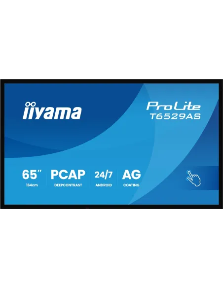 Iiyama ProLite T6529AS-B1AG Pantalla Interactiva 65" Táctil 4K
