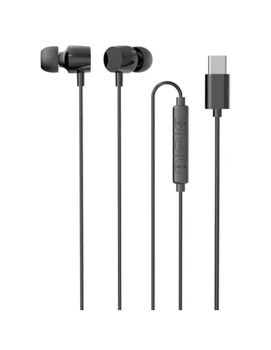 Iggual IGG320211 Auriculares USB-C Intrauditivos con Micrófono