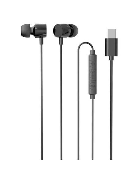 Iggual IGG320211 Auriculares USB-C Intrauditivos con Micrófono