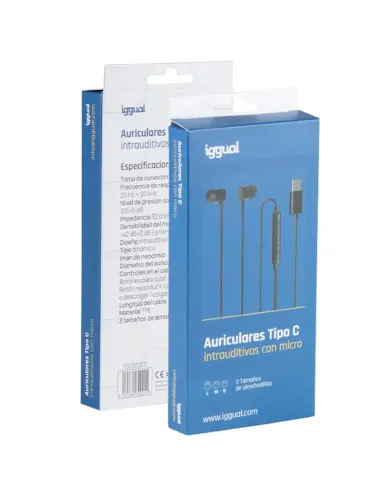 Auriculares Iggual IGG320211 intrauditivos con micrófono