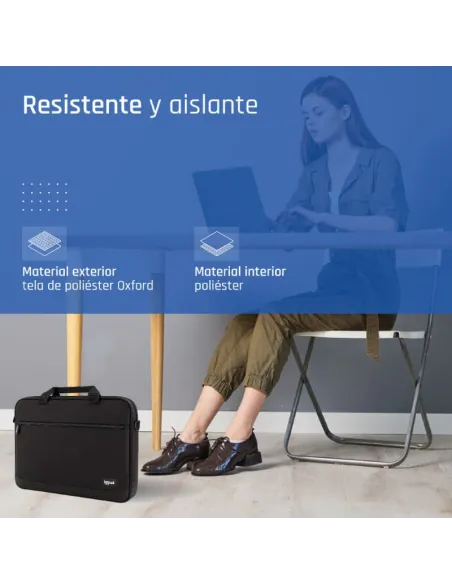 Maletín para portátil hasta  15,6" iggual IGG320228 Negro