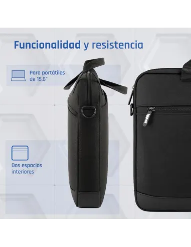 Maletín para portátil hasta  15,6" iggual IGG320228 Negro