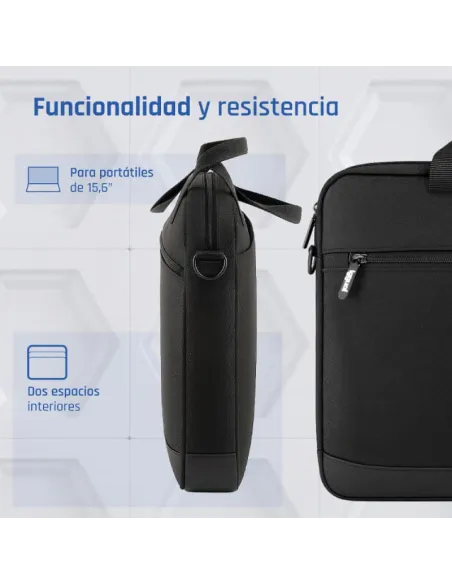Maletín para portátil hasta  15,6" iggual IGG320228 Negro