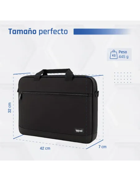 Maletín para portátil hasta  15,6" iggual IGG320228 Negro