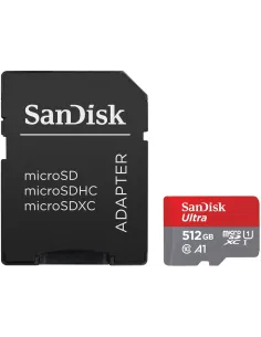 SanDisk Ultra microSDXC 512GB UHS-I A1 Clase 10 con Adaptador-MTMSDM0337