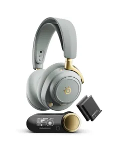 Steelseries Arctis Nova Elite Sage & Gold Auriculares inalámbricos Bluetooth para Gaming con Micrófono y Sonido Envolvente-1404536