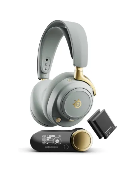 SteelSeries Arctis Nova Elite Sage & Gold: ANC y GameHub