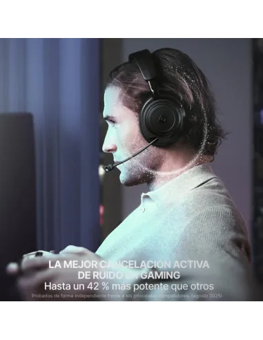 SteelSeries Arctis Nova Elite Sage & Gold: ANC y GameHub