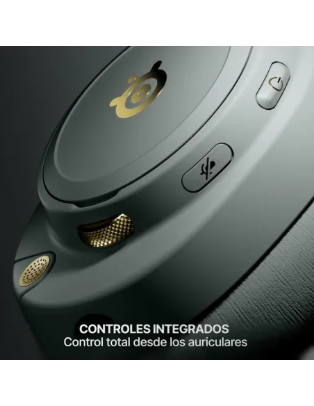 SteelSeries Arctis Nova Elite Sage & Gold: ANC y GameHub