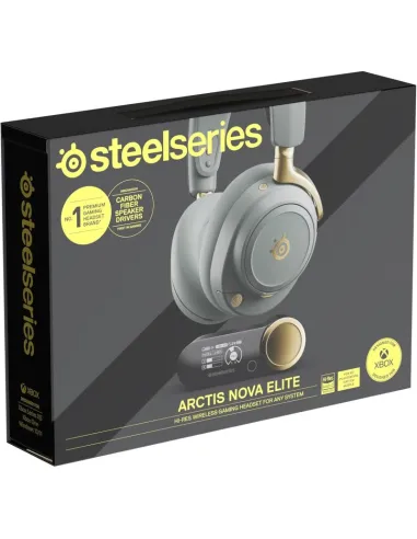 SteelSeries Arctis Nova Elite Sage & Gold: ANC y GameHub