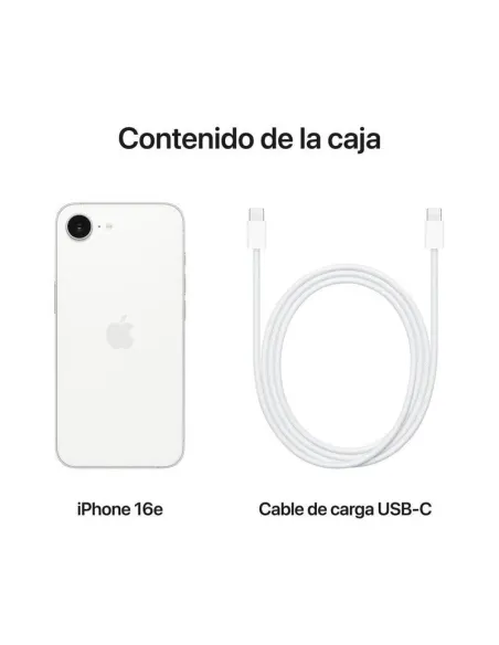 Smartphone Apple iPhone 16e 128GB Blanco