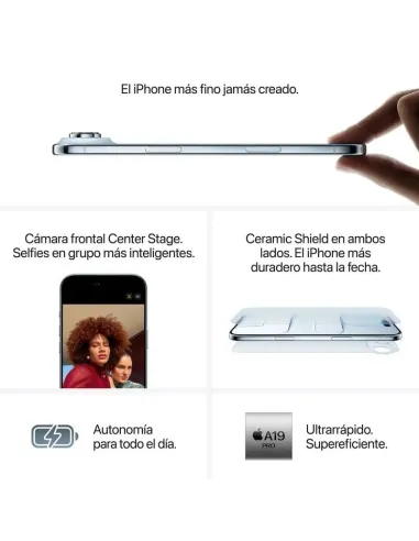 Smartphone Apple iPhone Air 5G 1TB Dorado Claro