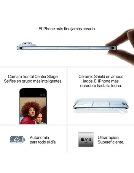 Smartphone Apple iPhone Air 5G 1TB Dorado Claro