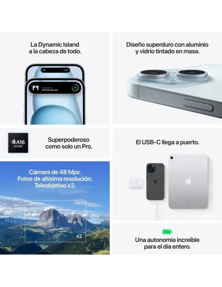 Apple iPhone 15 128GB Rosa