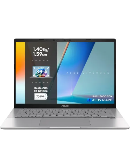 Portátil ASUS Vivobook S14 S3407CA-LY125 pantalla 14" WUXGA