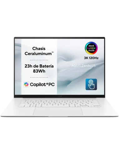ASUS Zenbook S16 OLED UM5606GA-SR348W Copilot+ PC Asus Ryzen AI 9 465/32GB/1TB SSD/16" W11 Home