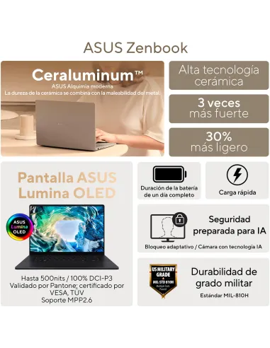 Portátil ASUS Zenbook S16 OLED UM5606GA-SR348W con NPU