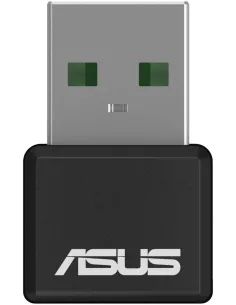 Asus USB-AX55 Nano Adaptador Inalámbrico USB AX1800 Wifi 6 Doble Banda Negro-RED65165