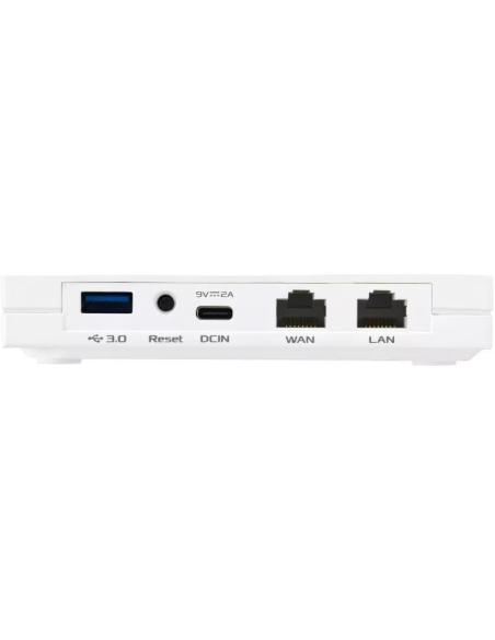 Asus RT-AX57 Go Dual Band WiFi 6 Router Portátil con Anclaje a Red Móvil 4G/5G Blanco